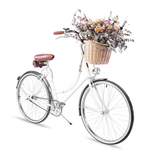 gazelle classic fahrrad GAZELLE CLASSIC 26 inch 3 SPEED With Ratten Basket – Pedal Werkz