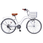 Load image into Gallery viewer, 24-INCH JAPAN 6-SPEED SHIMANO TRANSMISSION RETRO BICYCLE - Pedal Werkz

