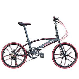 HITO  7 SPEED 20/22 INCH  DOUBLE FRAME ULTRA-LIGHT FOLDING BIKE - Pedal Werkz