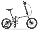 Load image into Gallery viewer, 16 INCH LITEPRO FOLDING BICYCLE  9-SPEED DISC BRAKE ( WEIGHS ONLY 11.5 KG )(Free Installation With Purchase)
