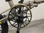Load image into Gallery viewer, 16 Inch FnHon Gold Color with Shimano Tiagra 10 Speed, Litepro Hydraulic Disc Brake, Litepro Aero S42 High Profile Wheelset Height adjustable stem ( Pre-Order 3 weeks )
