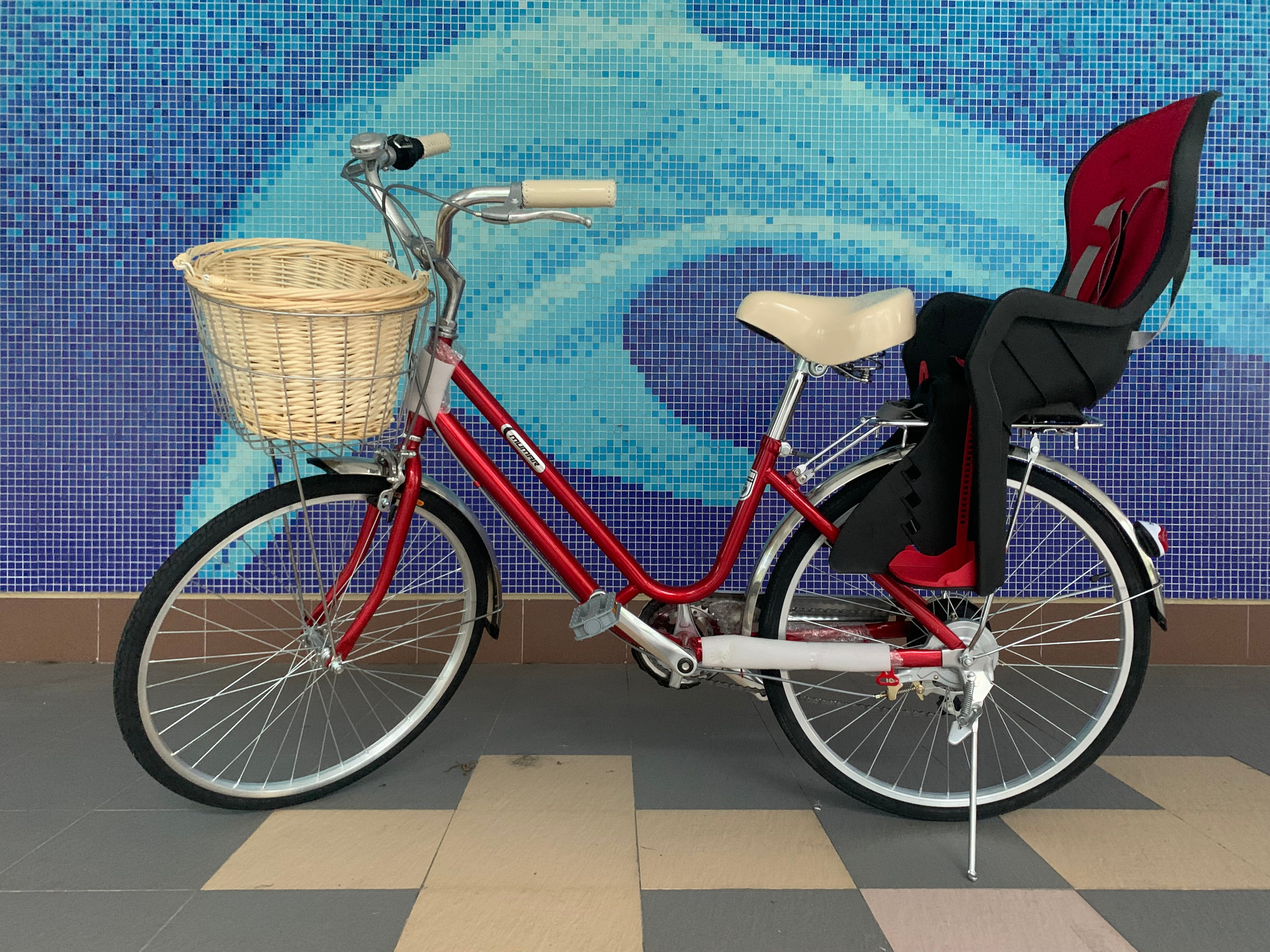 MUMAR 24-INCH 6 SPEED YELLOW JAPAN SHIMANO TRANSMISSION VINTAGE BICYCLE