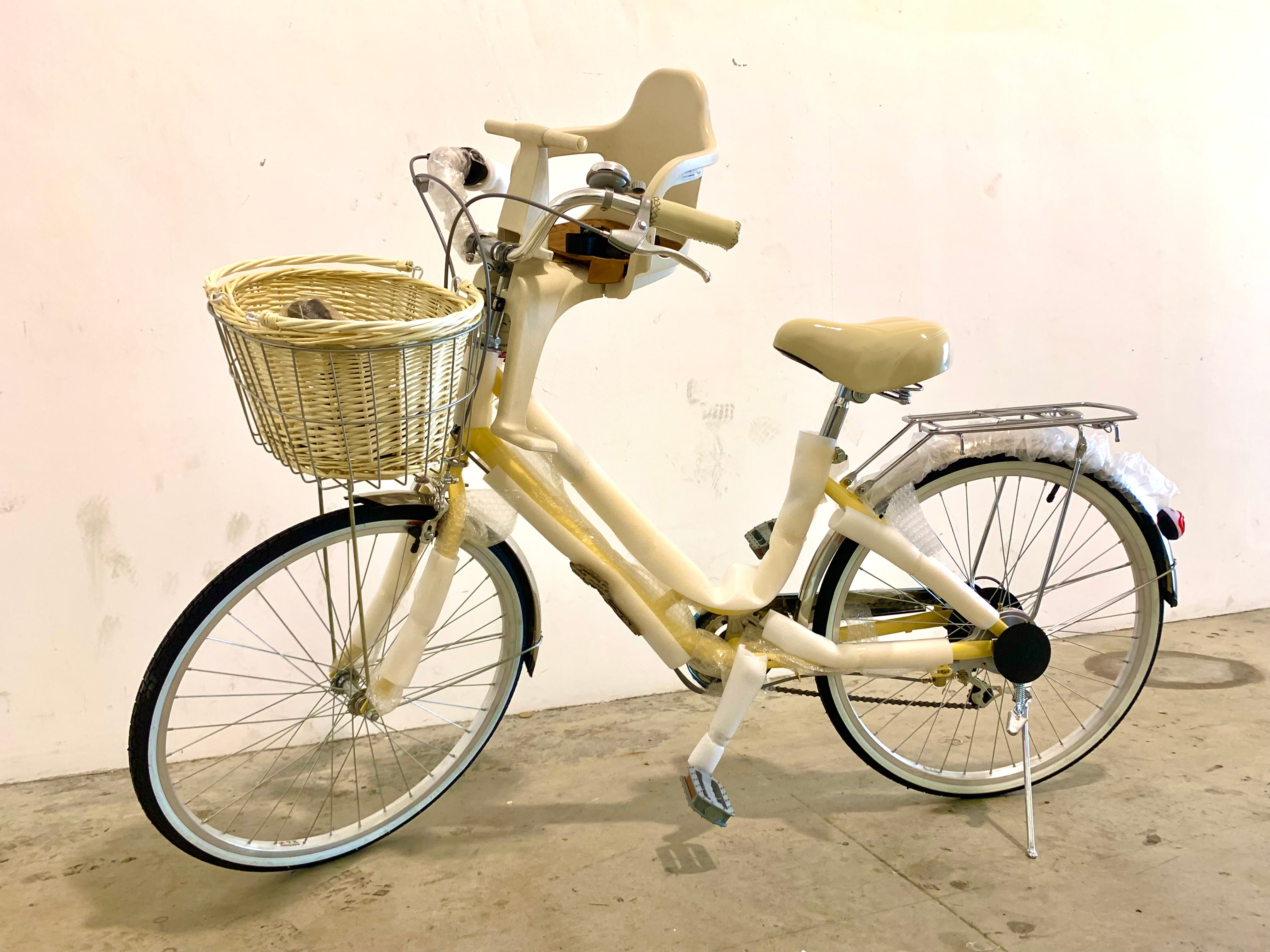 MUMAR 24-INCH 6 SPEED YELLOW JAPAN SHIMANO TRANSMISSION VINTAGE BICYCLE