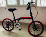 Load image into Gallery viewer, HITO  7 SPEED 20/22 INCH  SINGLE FRAME ULTRA-LIGHT FOLDING BIKE - Pedal Werkz
