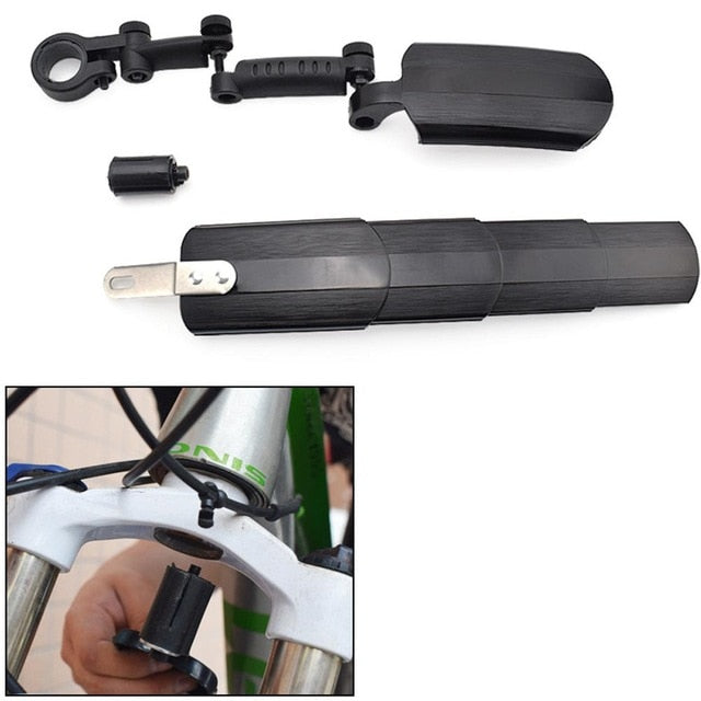 Telescopic Folding Bicycle Fender Set Mudguard Bicycle Front Rear Fender for Road Bike Mud Guard - Pedal Werkz
